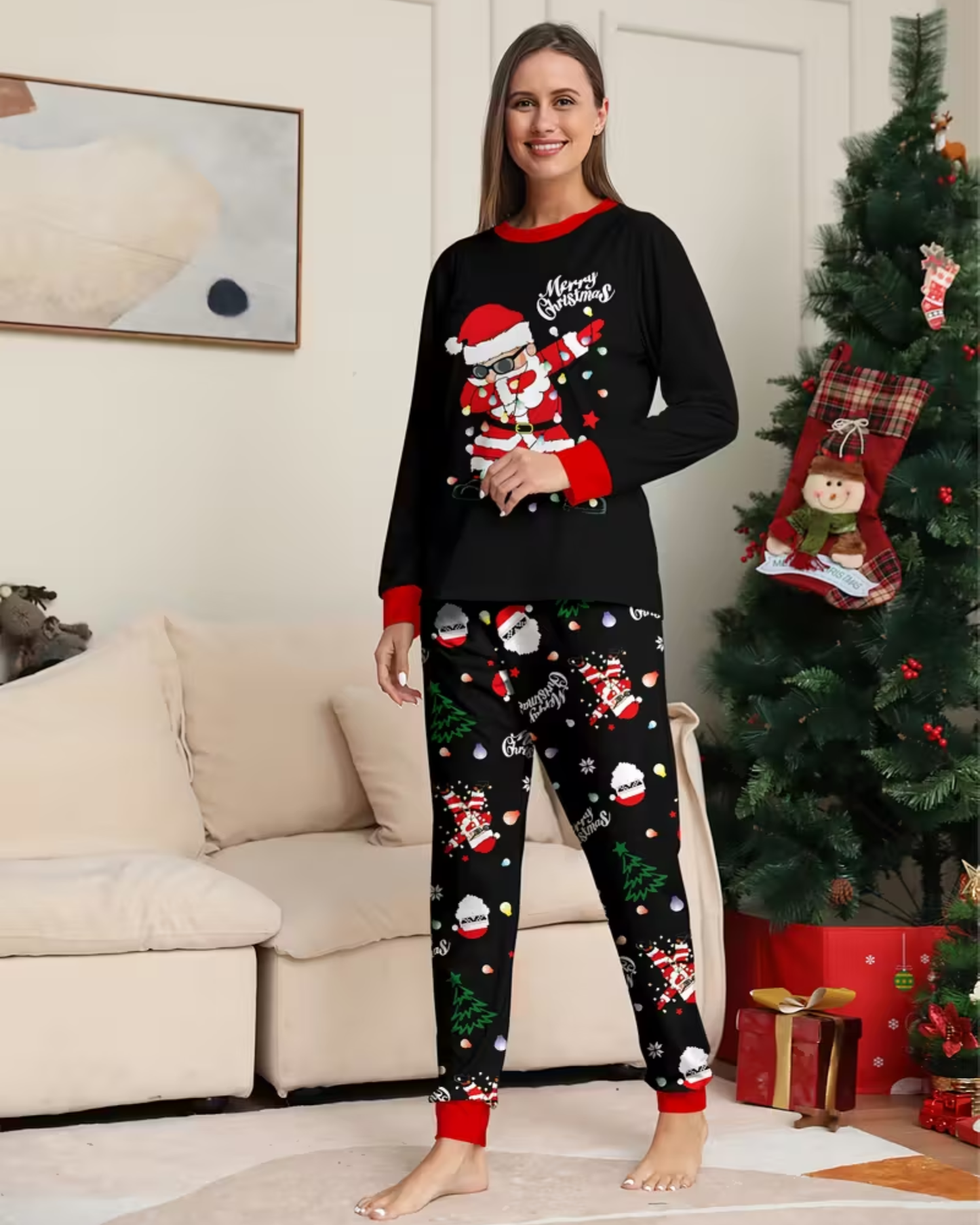 Passende Weihnachtspyjamas für Paare – Magische Atmosphäre