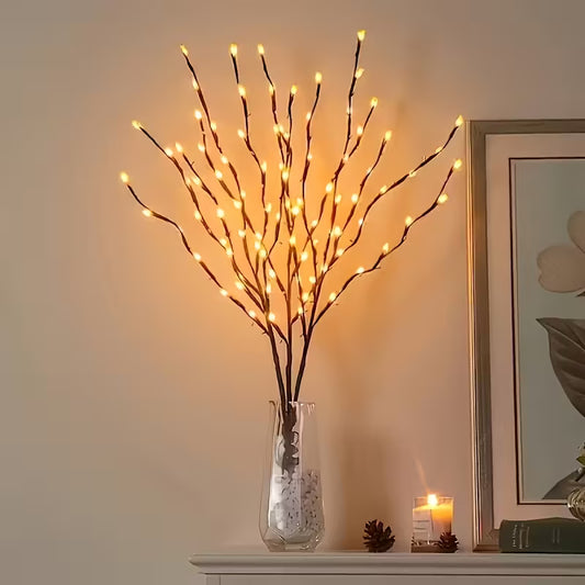 20 LED Branch Lights, Battery-Powered