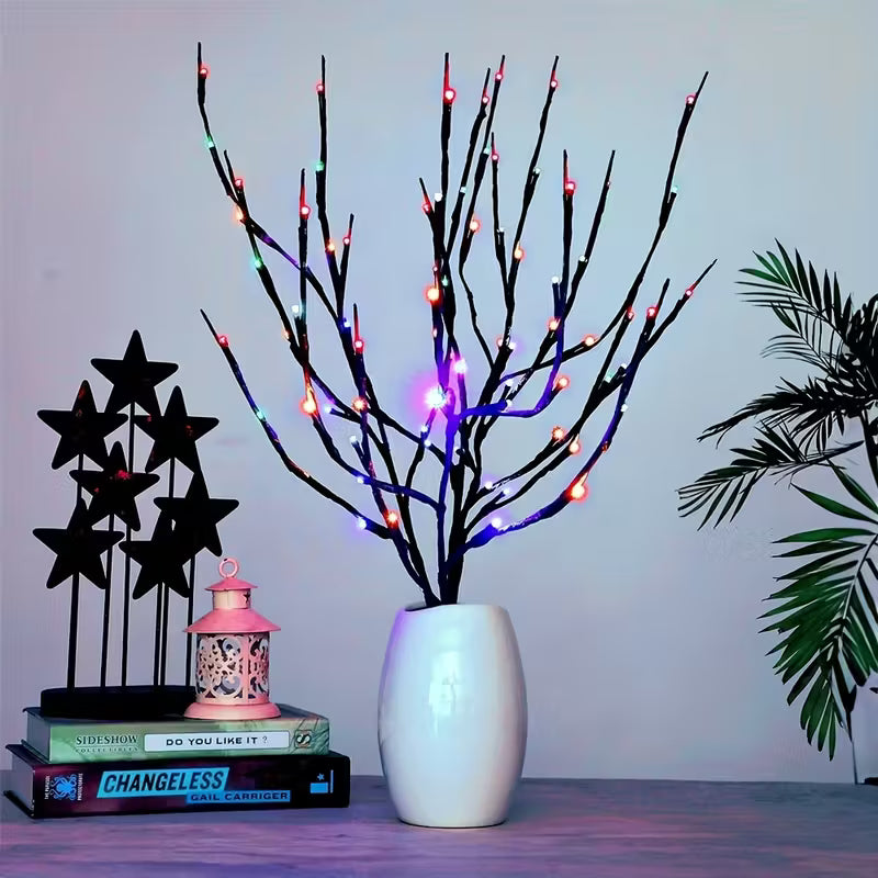 20 LED Branch Lights, Battery-Powered