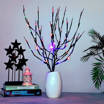 20 LED Branch Lights, Battery-Powered