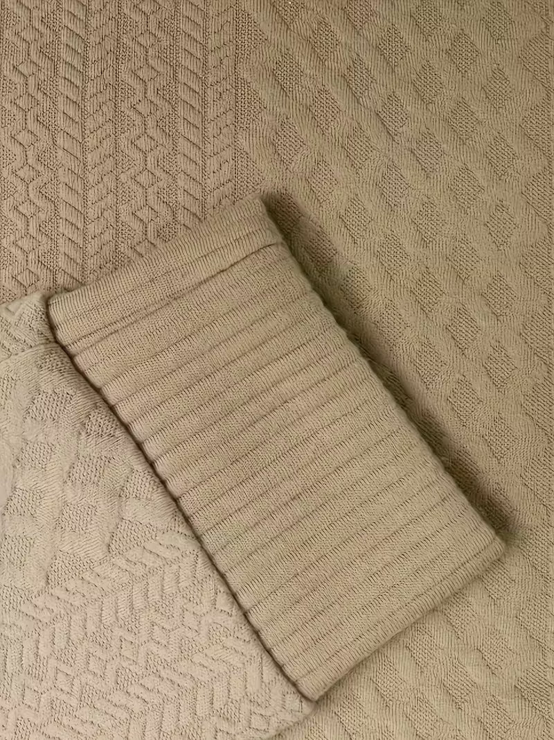 Men's Casual Button-Up Stand Collar Long Sleeve Henley Shirt