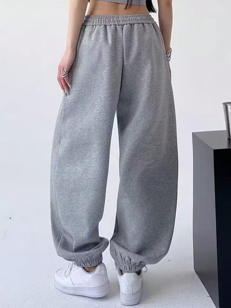 Women'S Casual Loose-Fit Joggers with Cute Cat Print