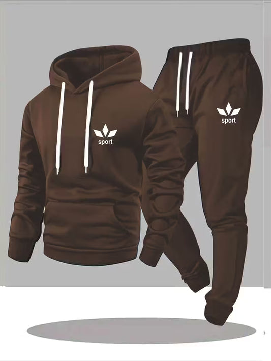 Men's Casual Sport Hoodie and Long Sweatpants Two-Piece Set, Perfect for Outdoor Sports & Leisure Walking 5,2K+ sold Sold by trader MuRanFashion