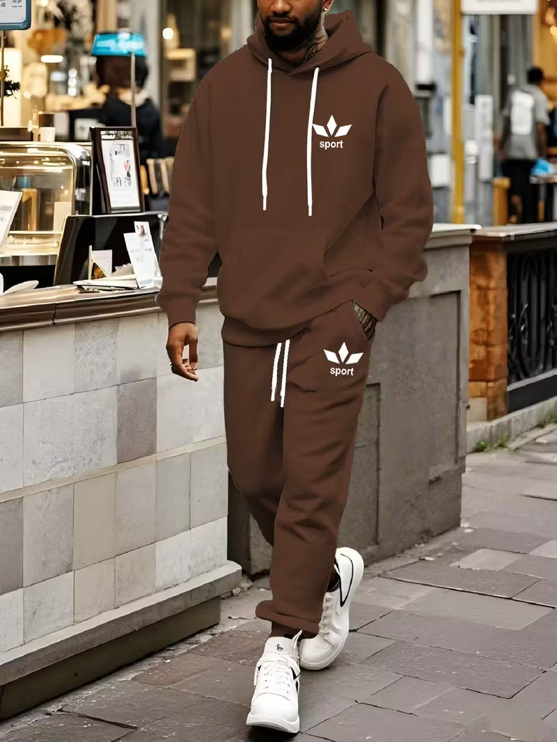 Men's Casual Sport Hoodie and Long Sweatpants Two-Piece Set, Perfect for Outdoor Sports & Leisure Walking 5,2K+ sold Sold by trader MuRanFashion