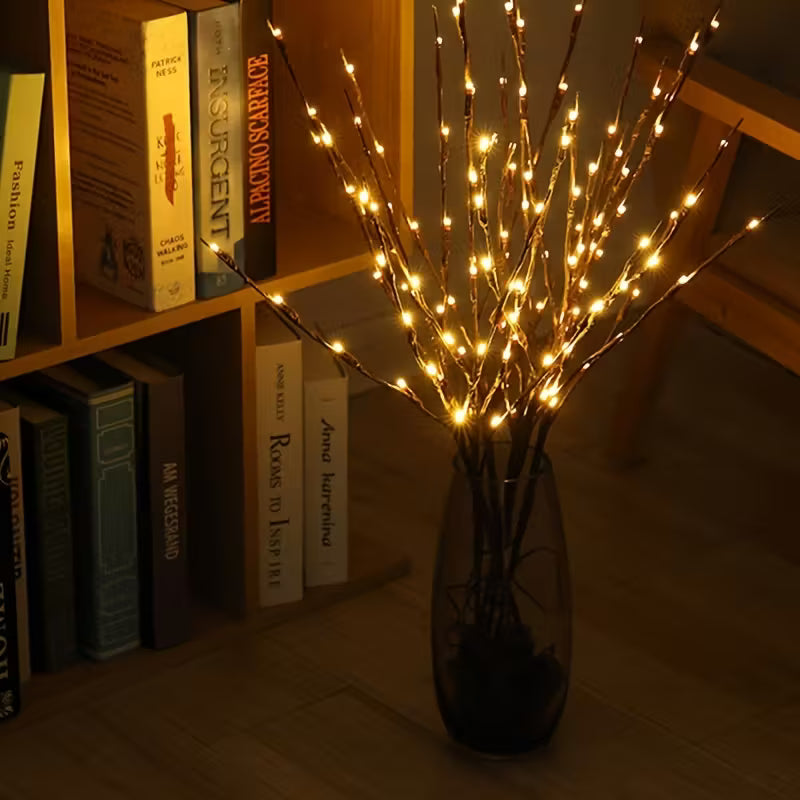 20 LED Branch Lights, Battery-Powered